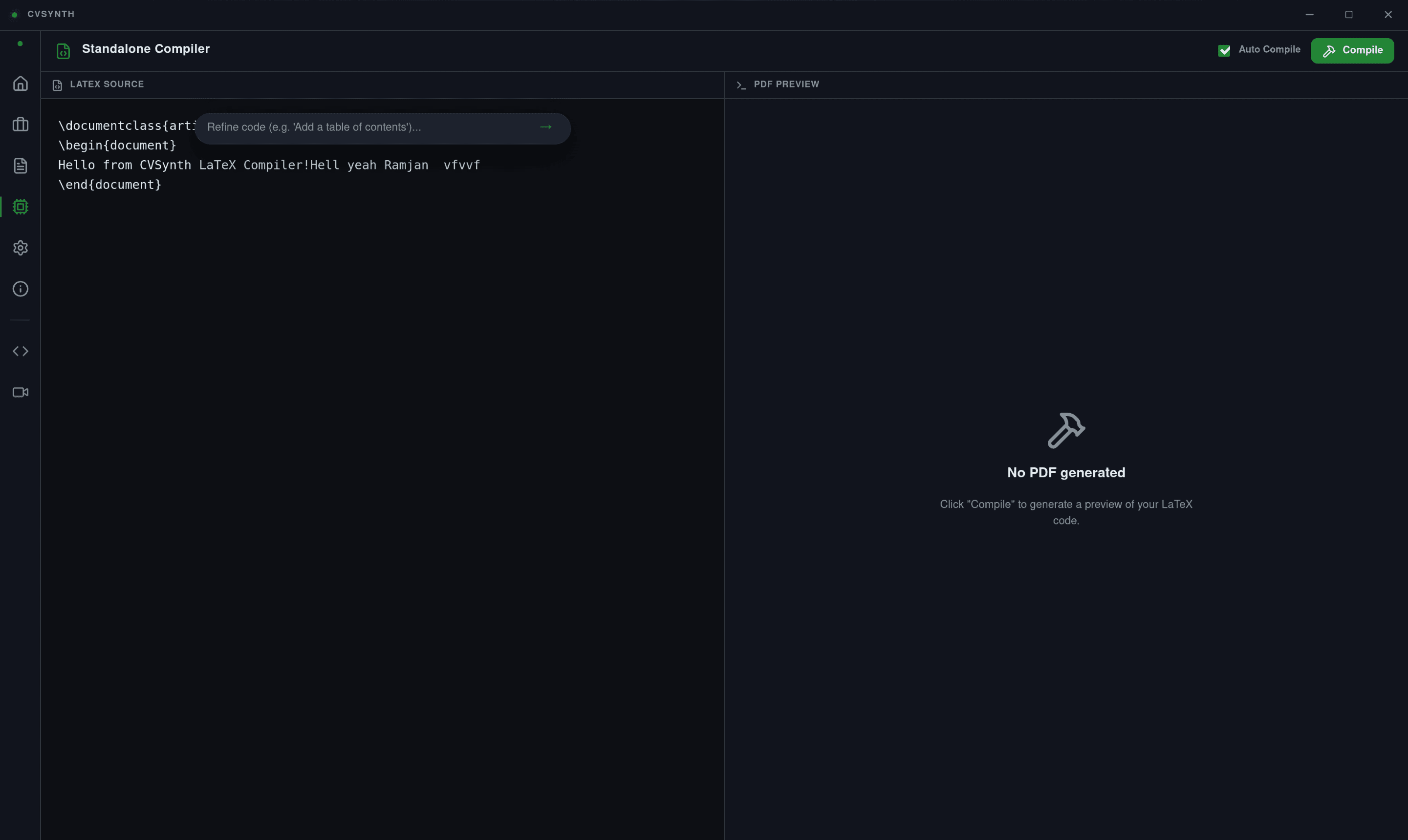 RoleTect Screenshot